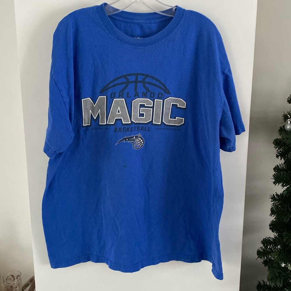 NBA ORLANDO MAGIC BASKETBALL tee shirt XXL blue